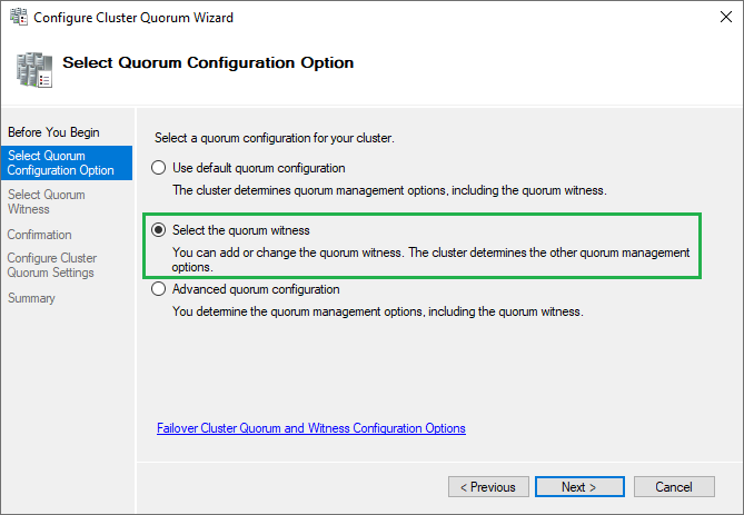 303 FileShare Wintness Cluster