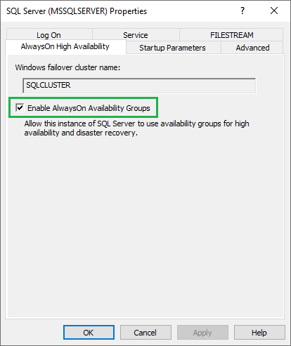 401 SQL Server Properties