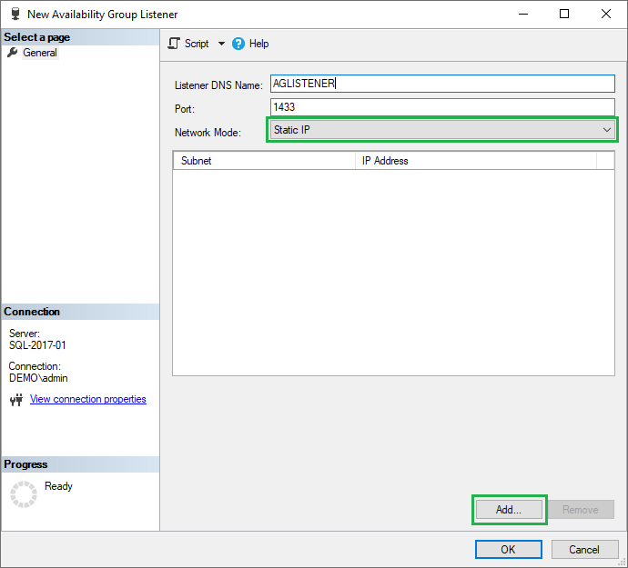 614 Availability Group Setup