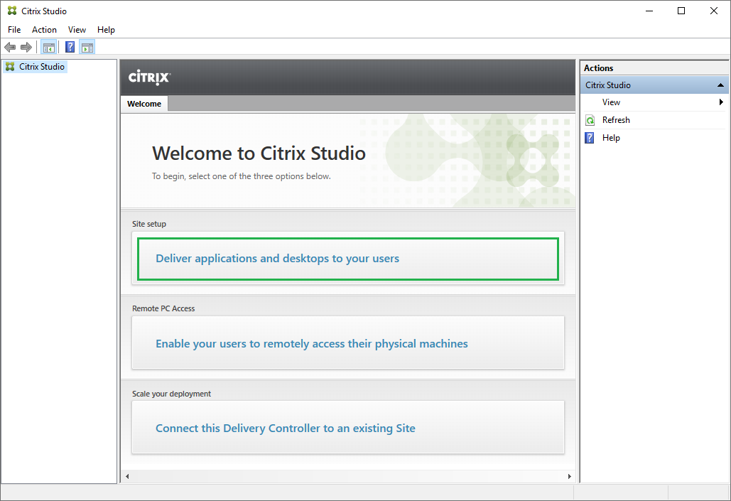 01 Citrix Initial Config