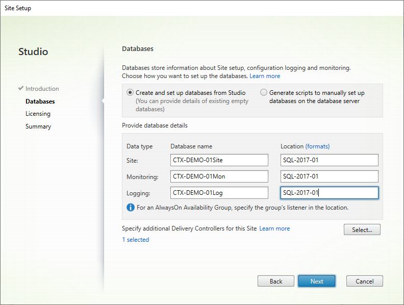 Option1 01 Citrix Initial Config