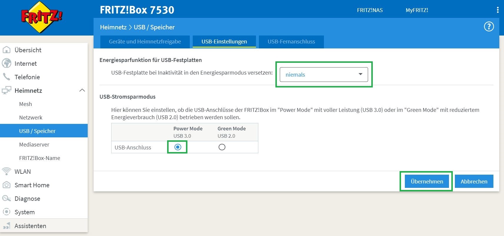 02 FritzBox NAS Einrichten