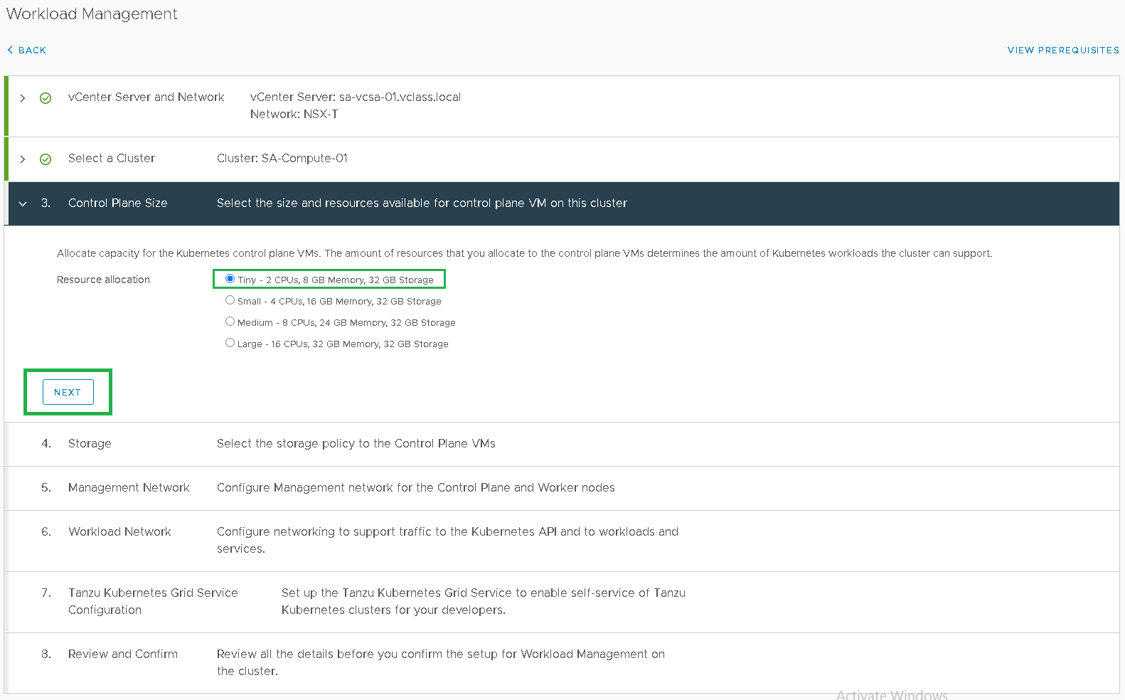 005 tanzu cluster erstellen