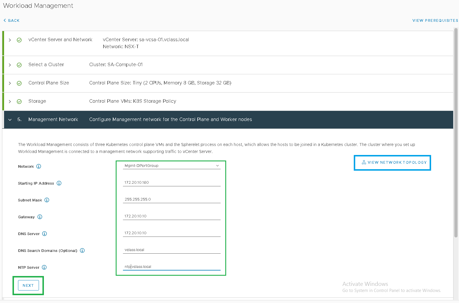 007 tanzu cluster erstellen