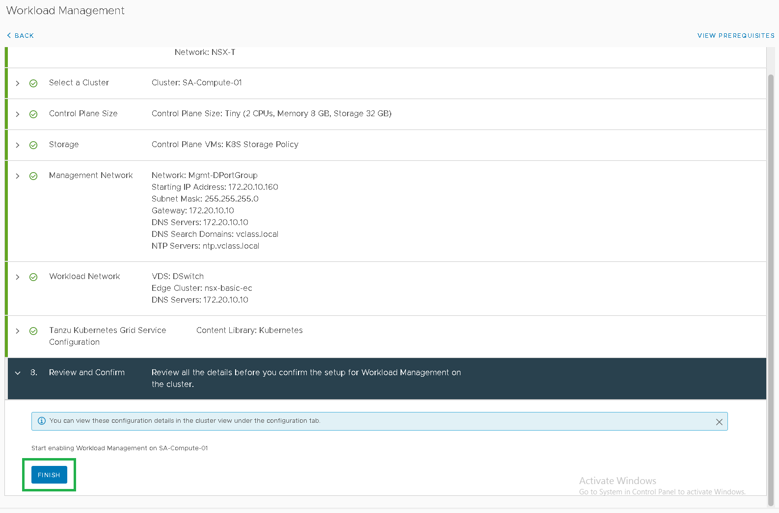 011 tanzu cluster erstellen